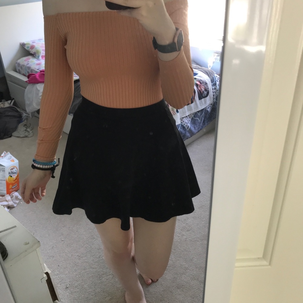 Black Skater Skirt